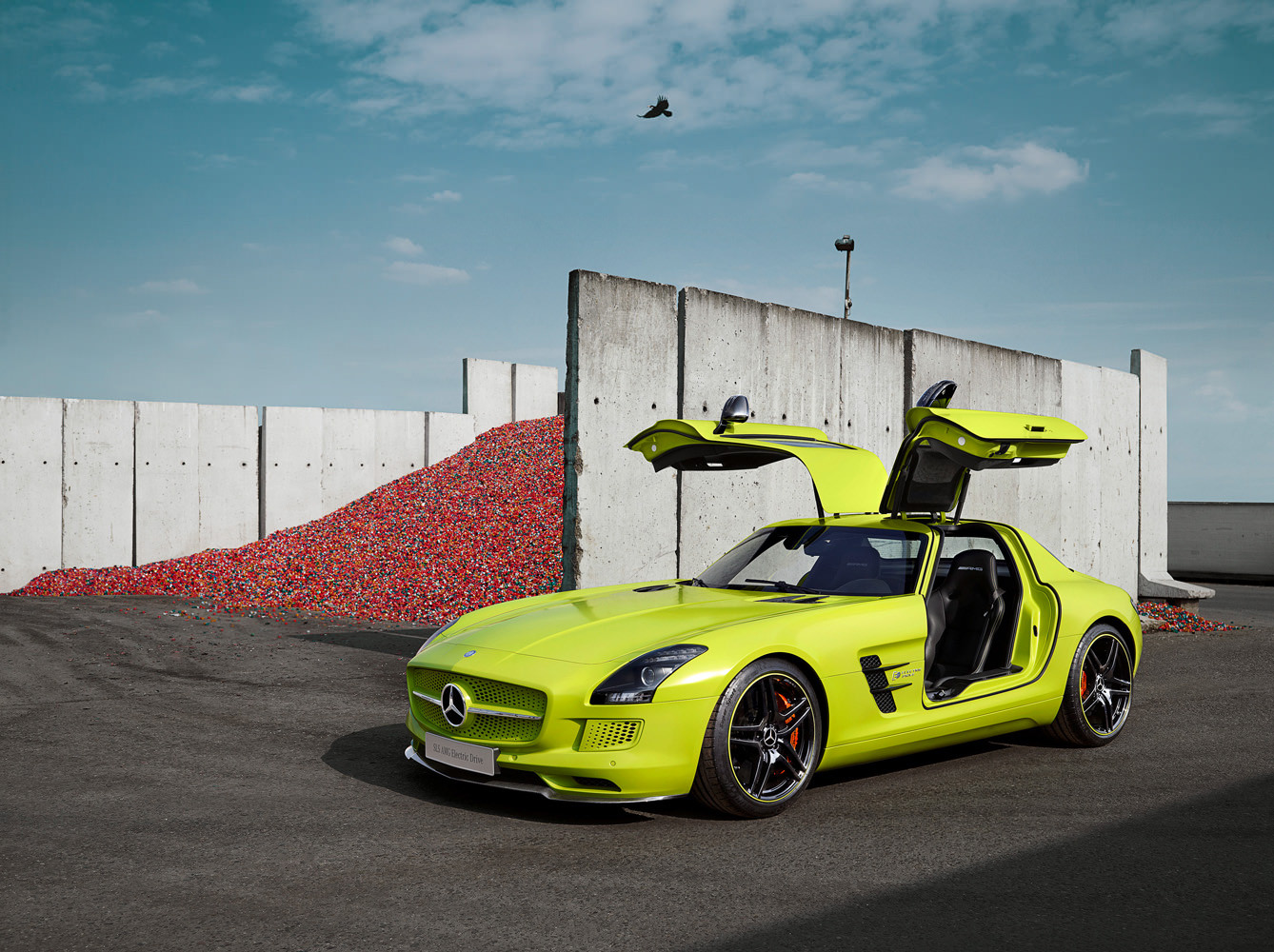 Mercedes SLS AMG ED Nylon Magazine